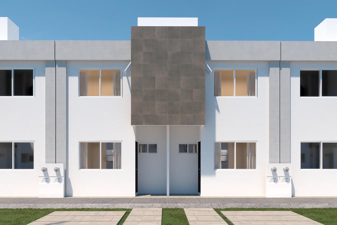 Flamboyán house model, Almazara Residencial, Playa del Carmen, Quintana Roo