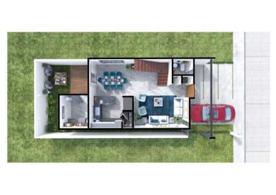 Modèle de maison Álamo - planta baja modelo alamo la rioja 2