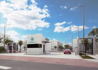 Lirios 2 Residencial - acceso lirios 2 residencial