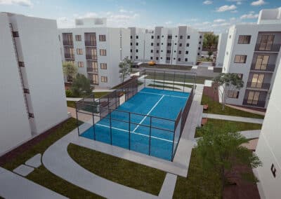 Lirios 2 Residencial - cancha padel lirios 2 residencial