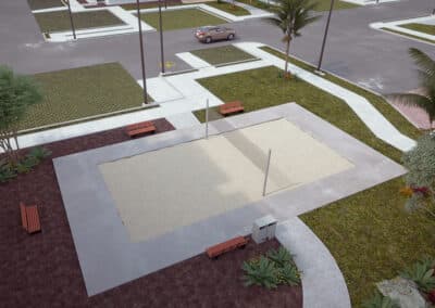 Lirios 2 Residencial - cancha voleybol playa lirios 2 residencial
