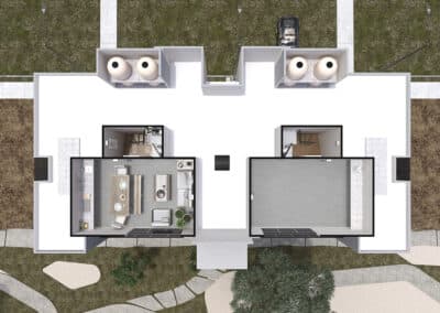 Cedro Plus Model Apartment - nivel 3 roof garden departamento cedro plus